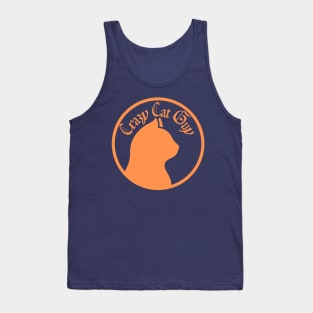 Crazy Cat Guy Tank Top